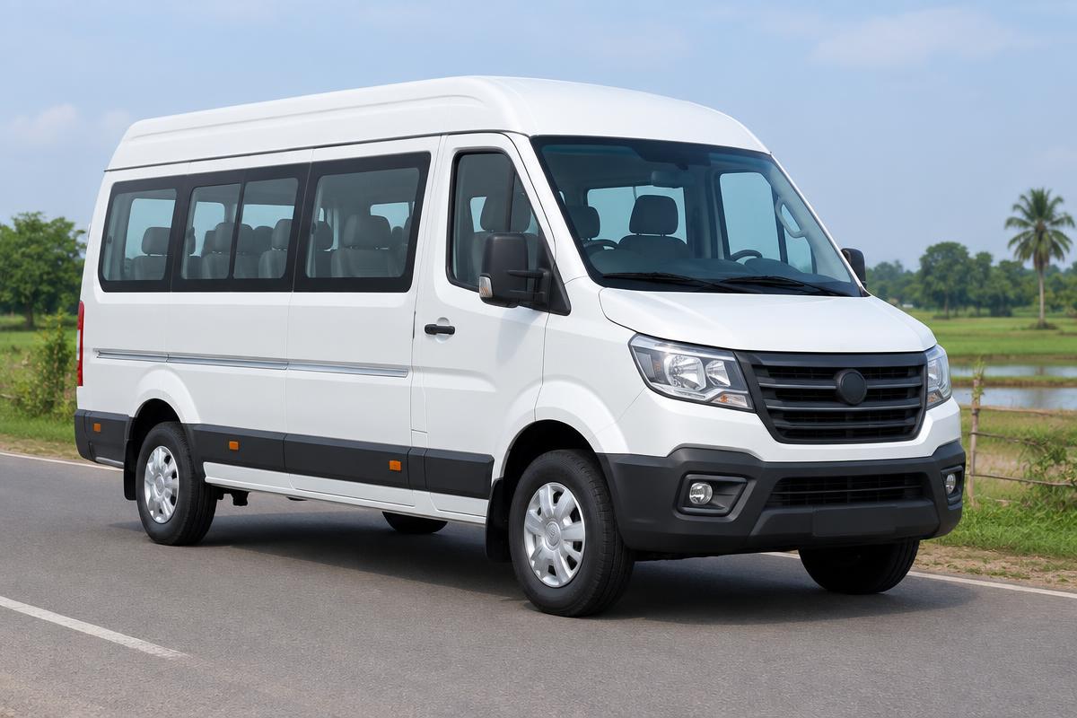 13 Seater Winger available for rental from Raj Travel and Mutual Fund
