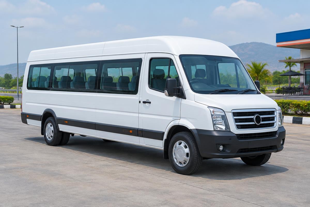17 Seater Winger available for rental from Raj Travel and Mutual Fund